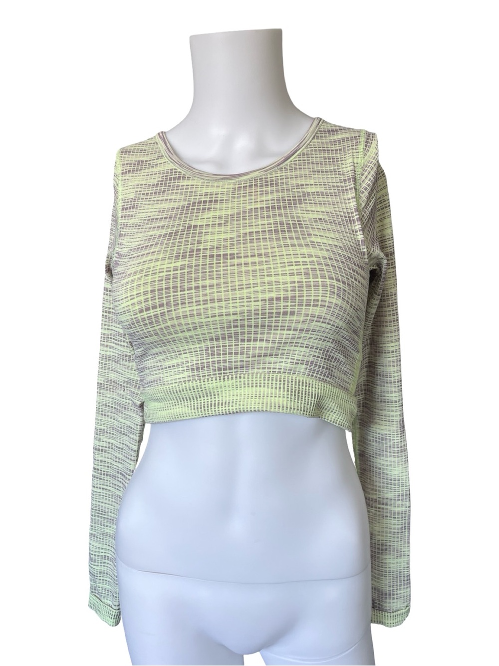 Lululemon Ebb to Street Long Sleeve Shirt Moonlit Magenta Multi Faded Zap Size 4